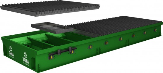 TABLE ASPIRANTE POUR LA DECOUPE DE TOLE /PLASMA OXYCOUPAGE